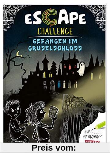 Escape Challenge: Gefangen im Gruselschloss: Das Escape-Mitmach-Buch für alle Exit-Fans ab 8 Jahren